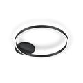 LED taklampe Anel-60 svart direkte/indirekte Ø60 cm dimbar fra Knapstein