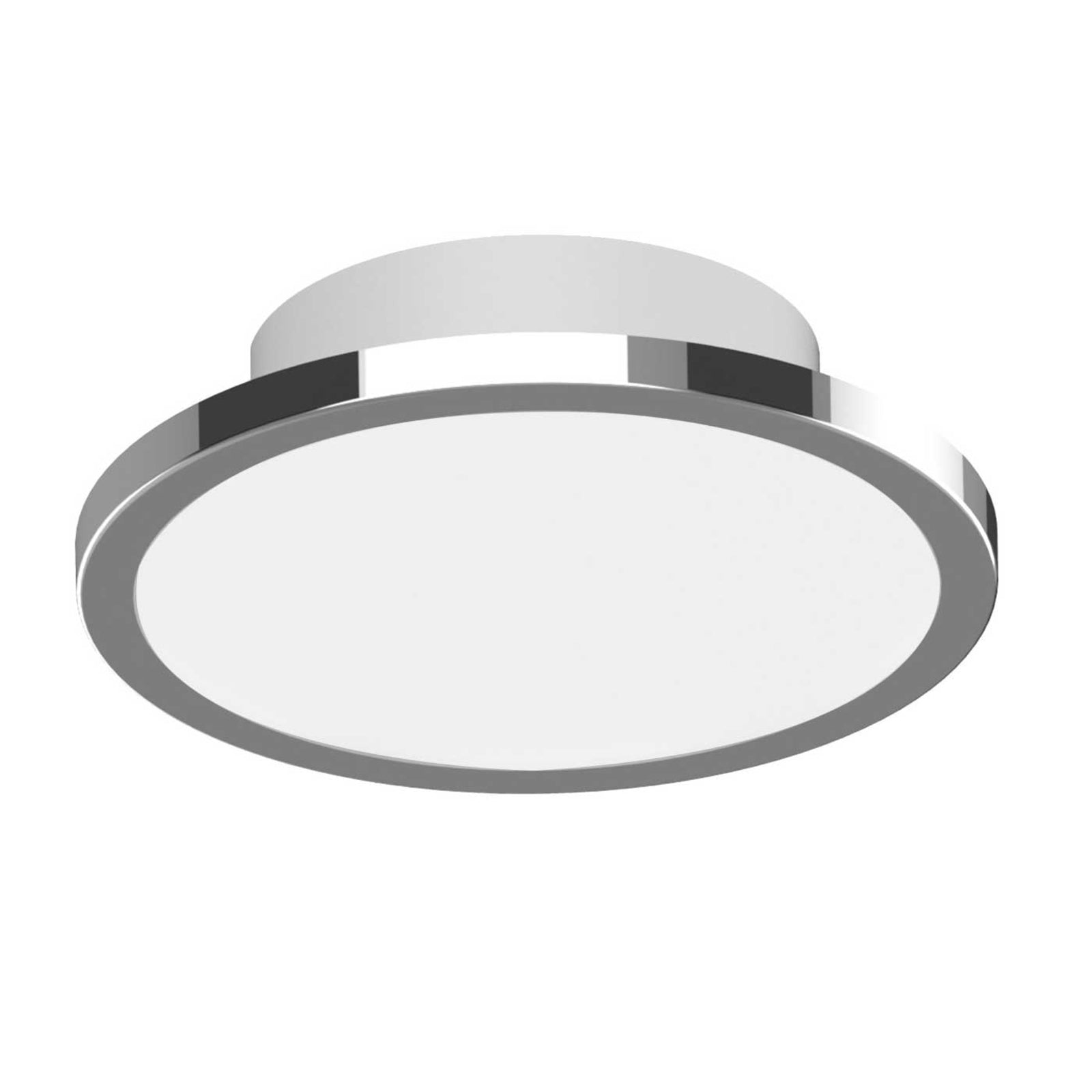 LED taklampe Aqua krom Ø14,7 cm 8W IP44 GX53 forfra