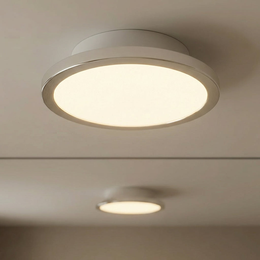 LED taklampe Aqua krom detalj og lyskilde