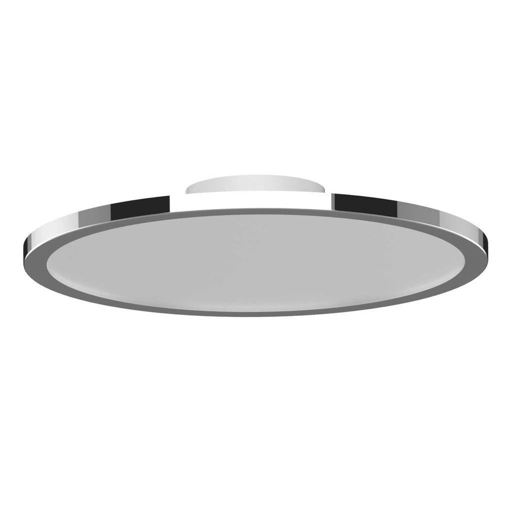 LED taklampe Aqua krom Ø30 cm IP44 GX53 CCT forfra