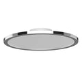 LED taklampe Aqua krom Ø30 cm IP44 GX53 CCT forfra