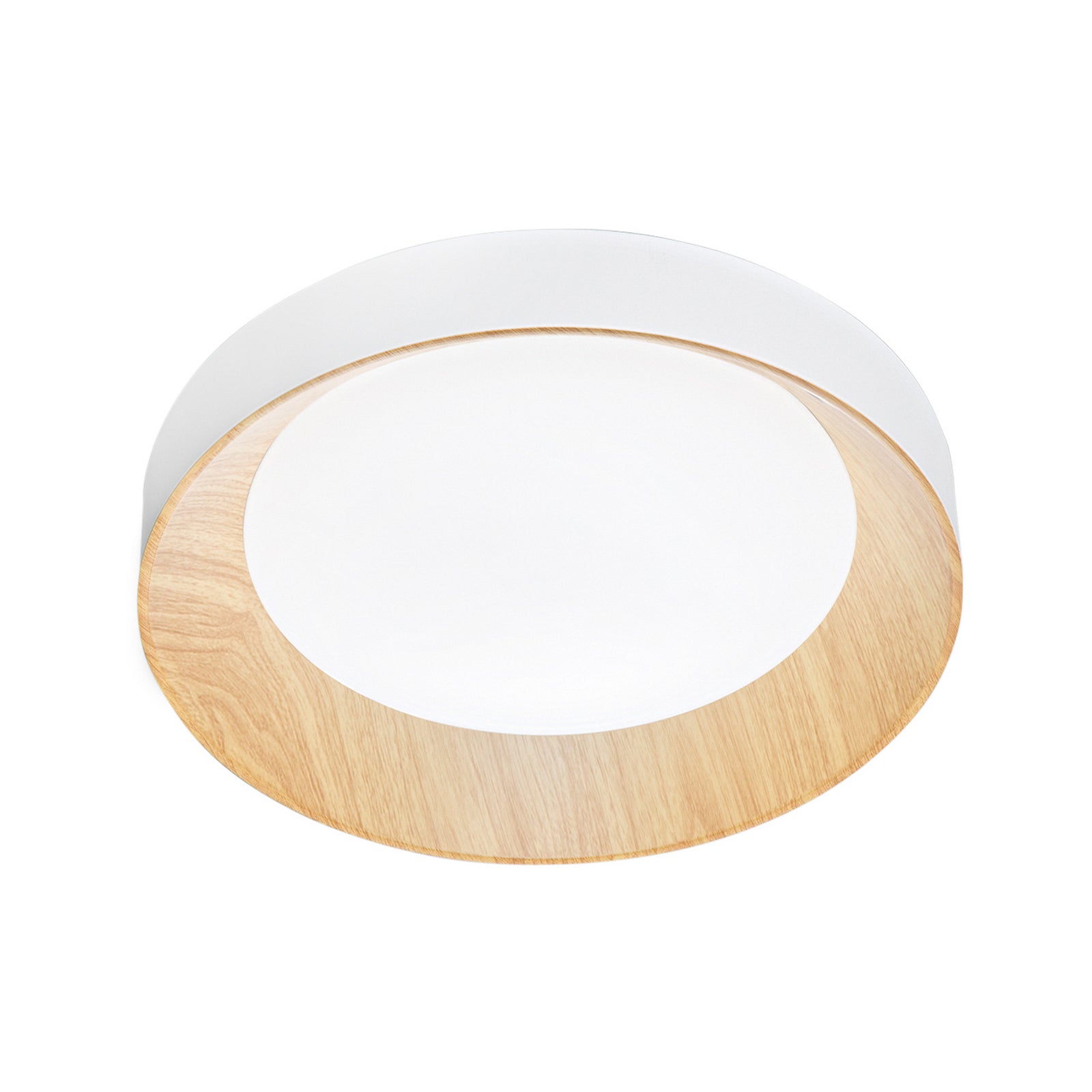 LED taklampe Arka hvit trefarget Ø40 cm forfra