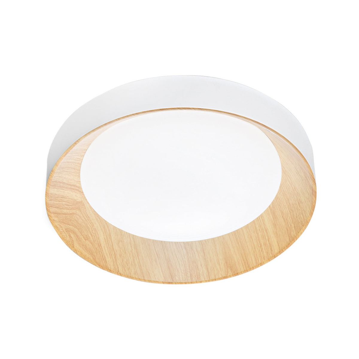 LED taklampe Arka hvit trefarget Ø40 cm forfra