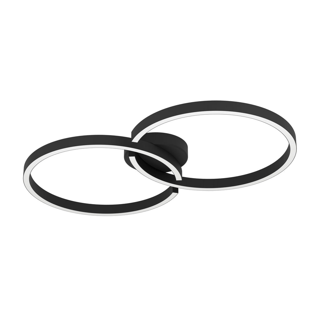 LED taklampe Armandolo svart CCT RGB dimbar 67 cm nærbilde