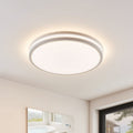 LED taklampe Arnim dimbar CCT hvit Ø49 cm IP44 forfra