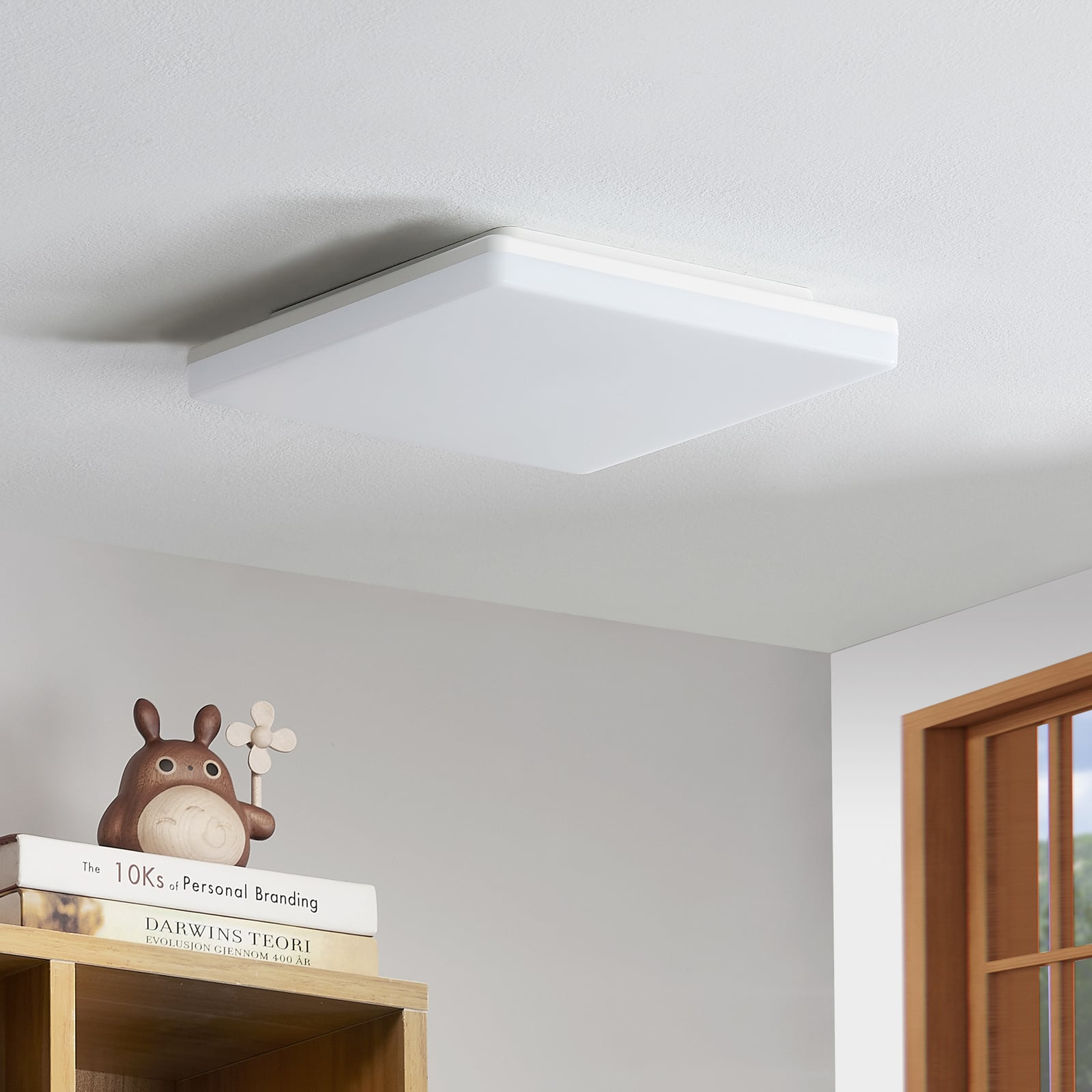 LED taklampe Artin med bevegelsessensor 28 cm forfra