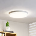 LED taklampe Artin med bevegelsessensor rund forfra
