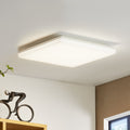 LED taklampe Artin kvadratisk hvit 33 cm forfra