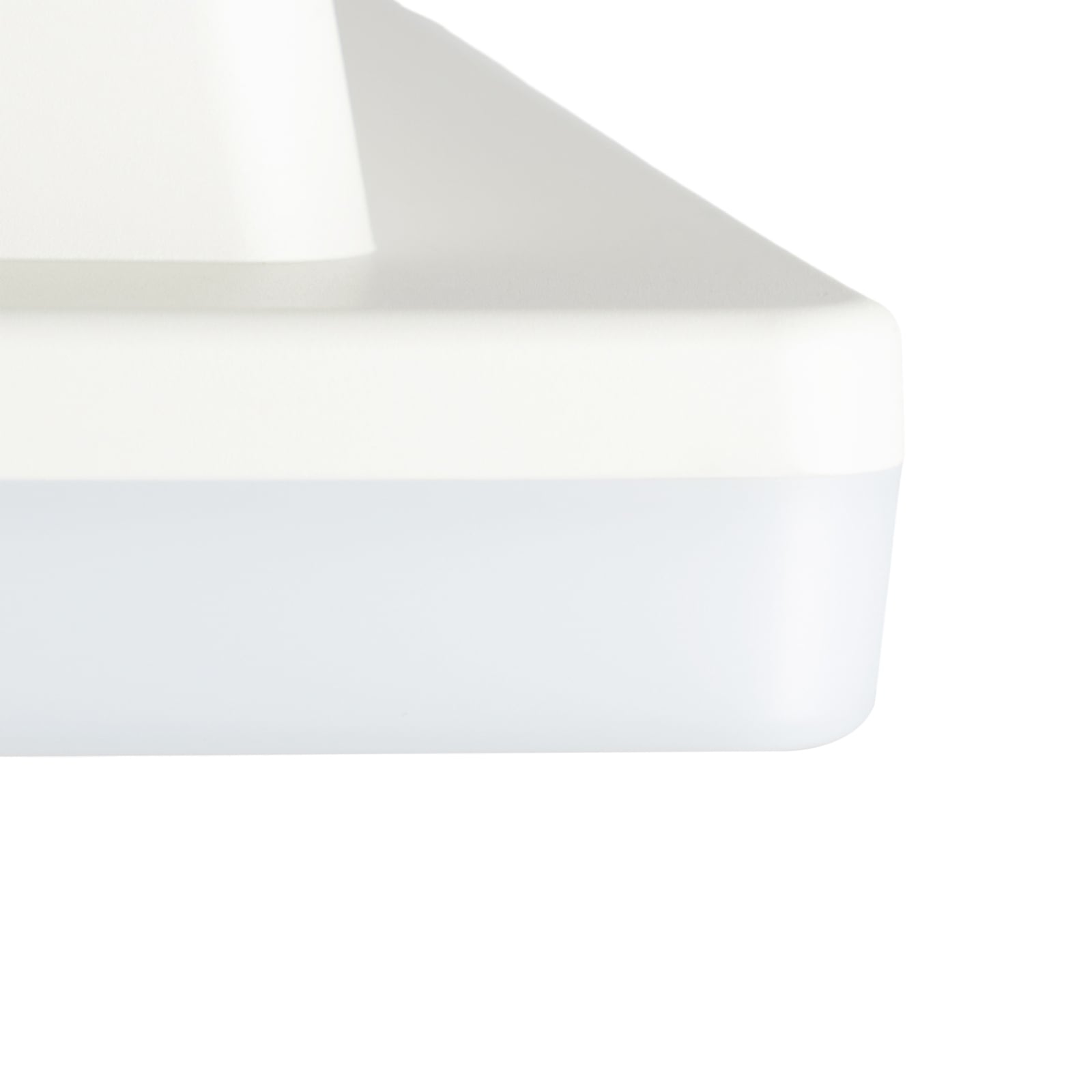 LED taklampe Artin kvadratisk hvit 33 cm lysdetalj