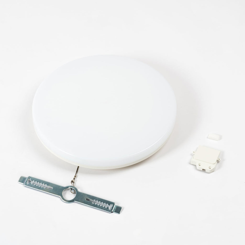 LED taklampe Artin rund plast Ø28 cm CCT IP65 produktbilde