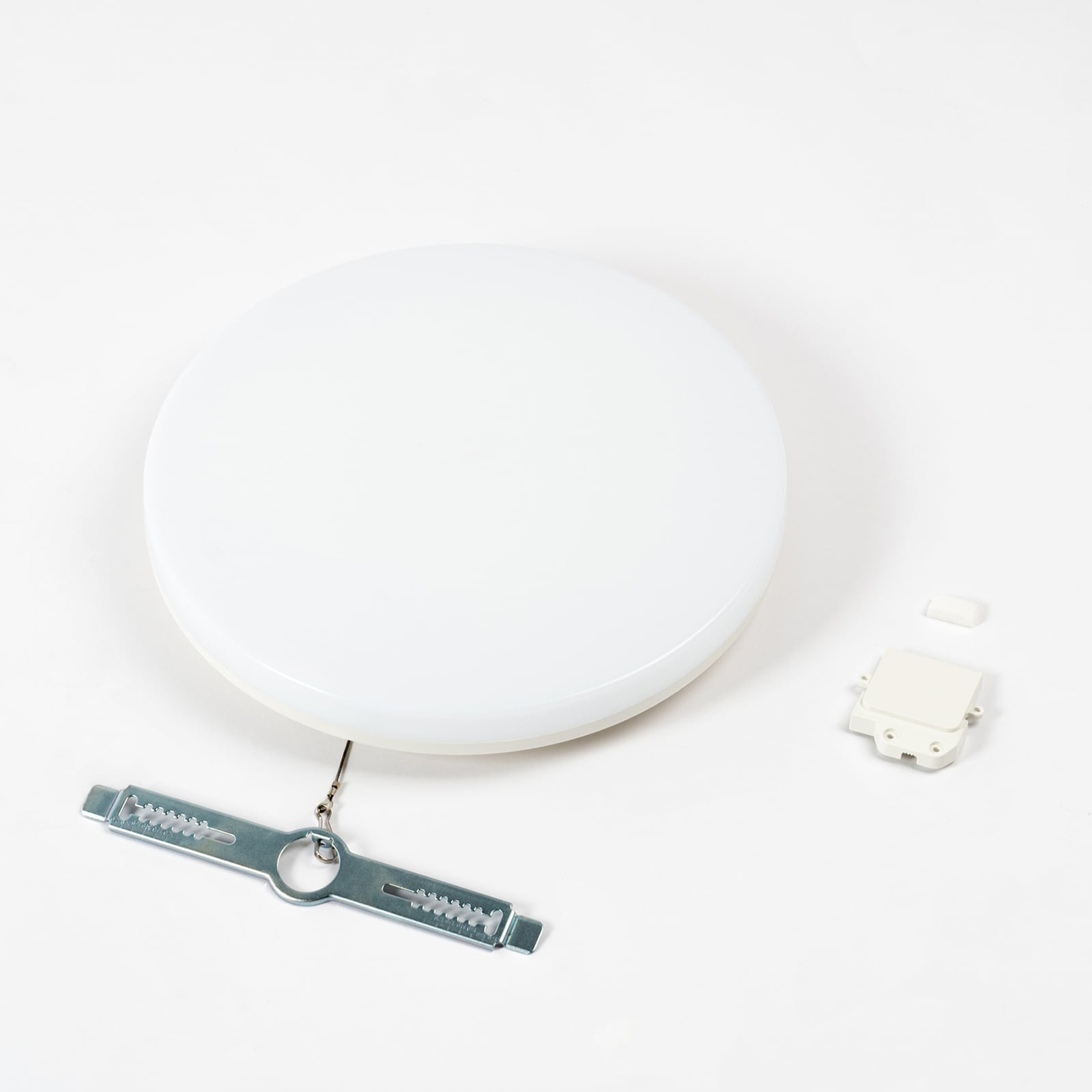 LED taklampe Artin rund plast Ø28 cm CCT IP65 produktbilde