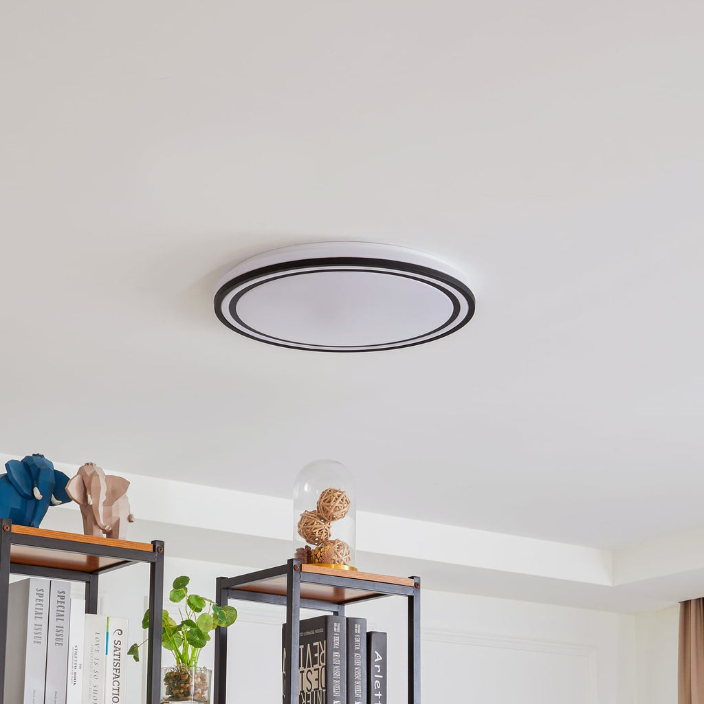 LED-taklampe Arvada RGBIC dimbar WiFi bakside