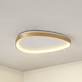 LED taklampe Asken dimbar gull CCT Ø61 cm 48W forfra