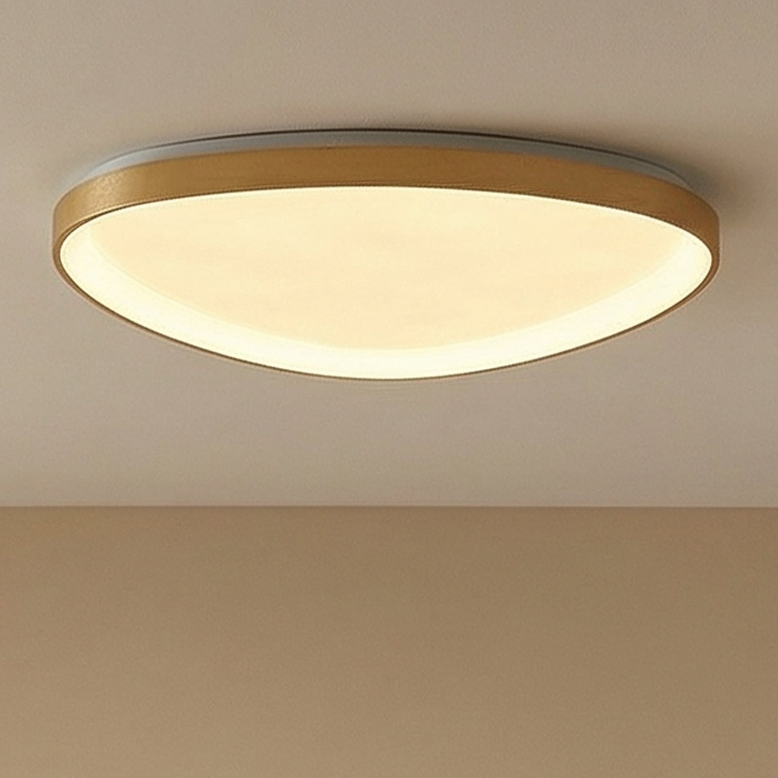 LED taklampe Asken dimbar gull CCT Ø61 cm 48W design