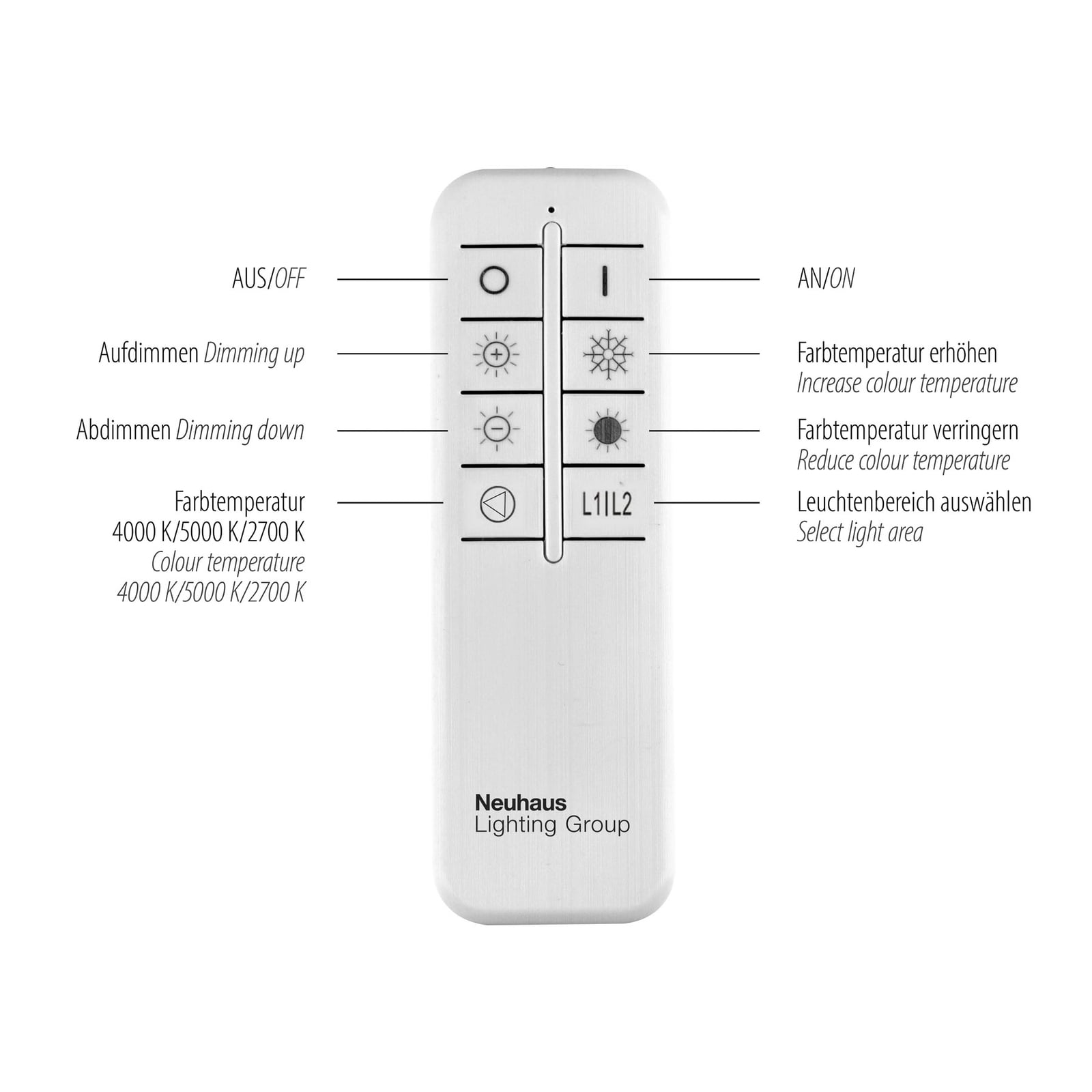 LED taklampe Asmin CCT dimbar stål 109,5x25,7 cm energibesparende