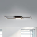 LED taklampe Asmin dimbar svart forfra