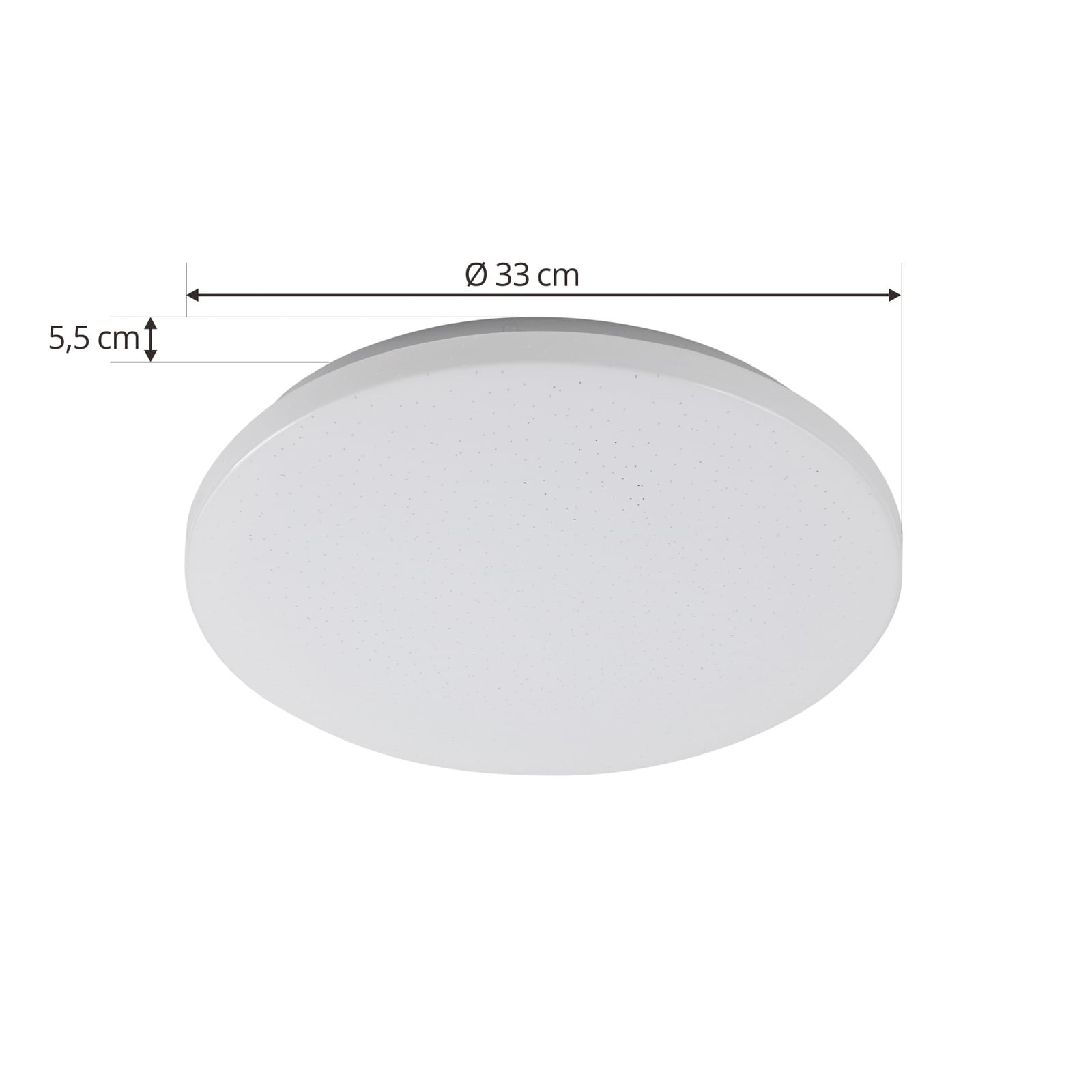 LED taklampe Astera utendørs hvit detalj