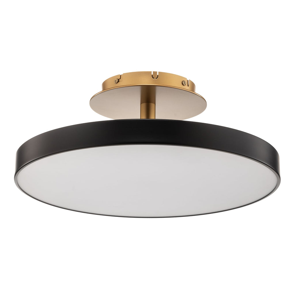 LED taklampe Asteria Up Medium dimbar svart montert i rom