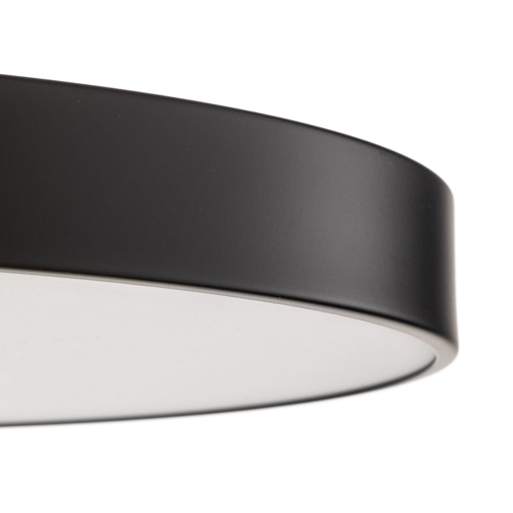 LED taklampe Asteria Up Medium dimbar svart nærbilde
