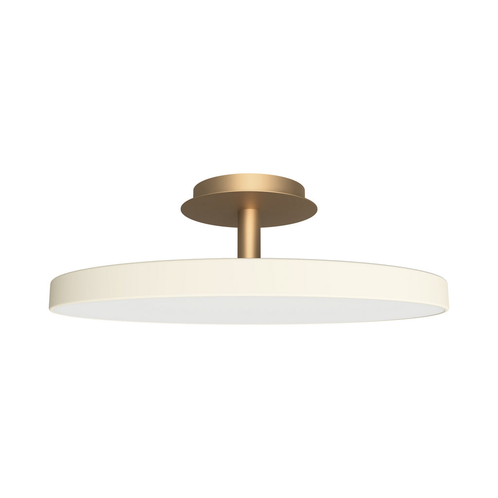 LED taklampe Asteria UP PLUS perlehvit dimbar nærbilde av LED-lys