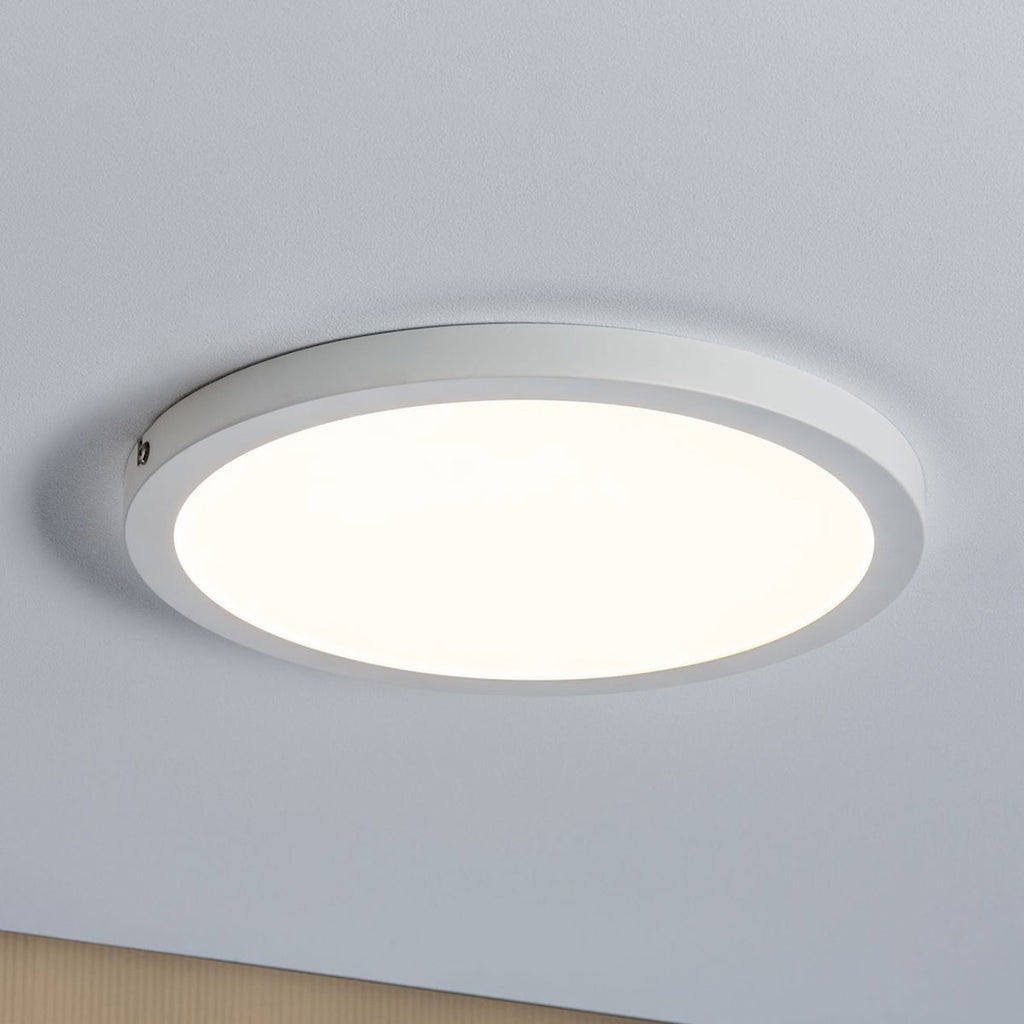 LED-taklampe Atria rund Ø30 cm dimbar hvit matt 22W fra Paulmann forfra