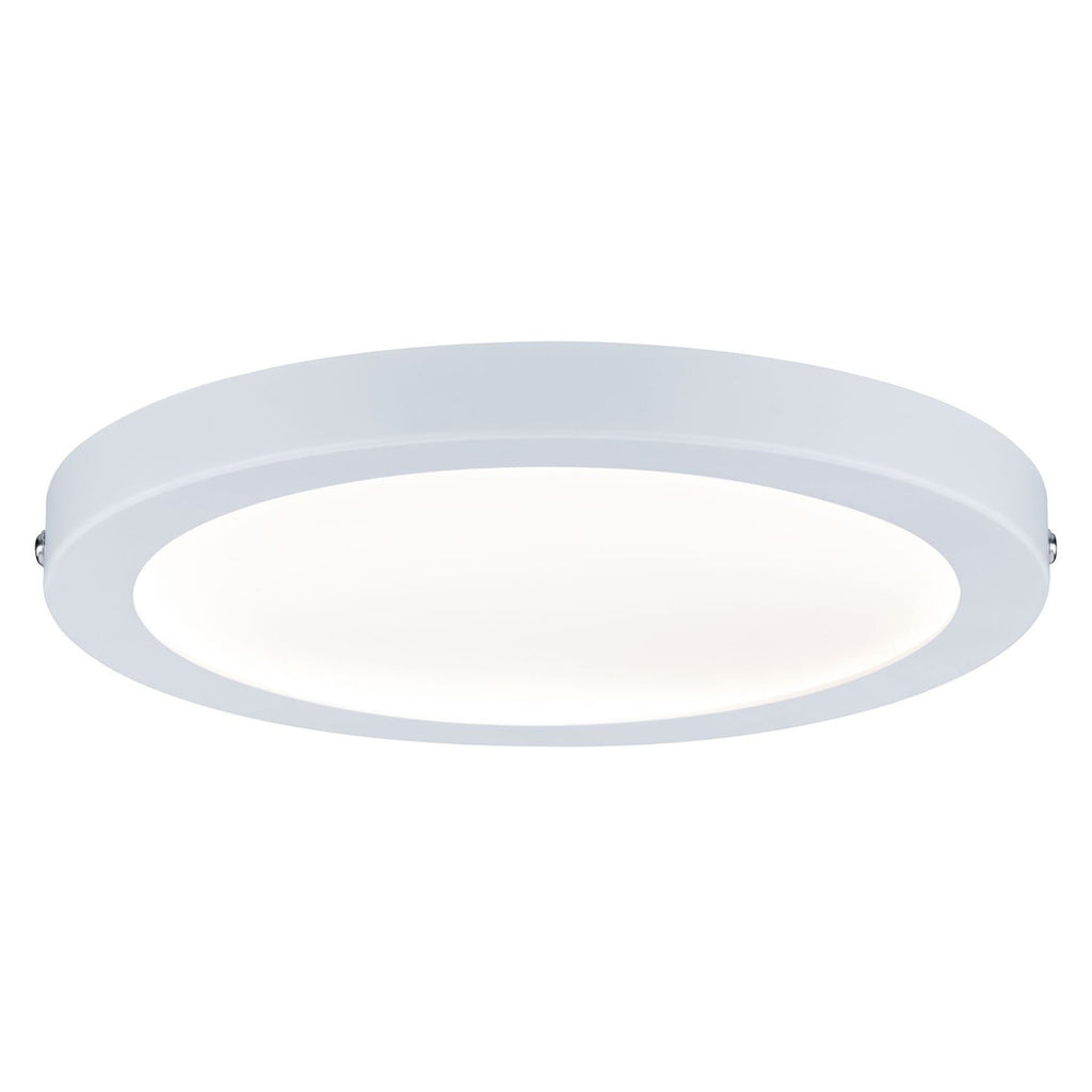 LED-taklampe Atria rund dimbar Ø22 cm hvit matt bakside