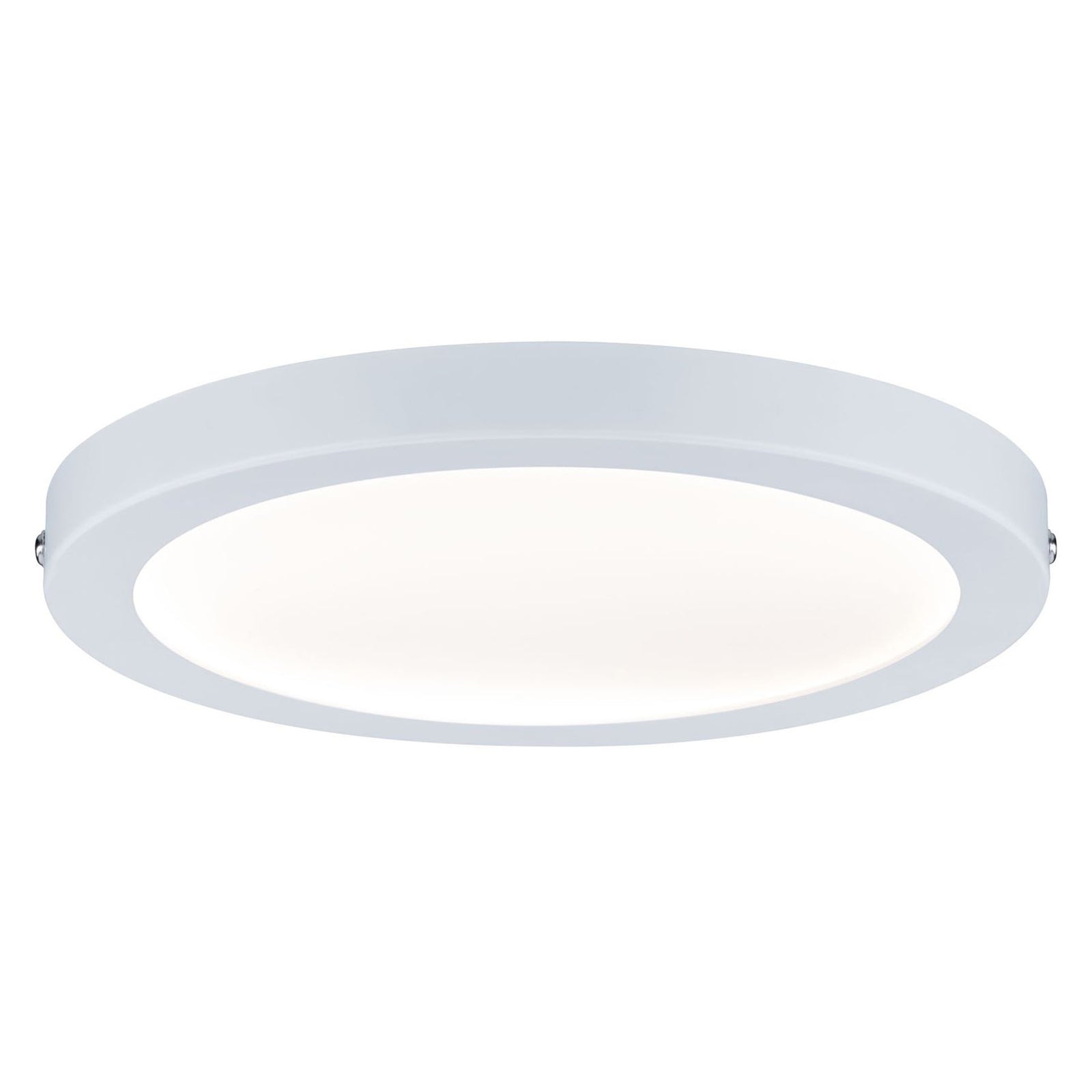 LED-taklampe Atria rund dimbar Ø22 cm hvit matt bakside