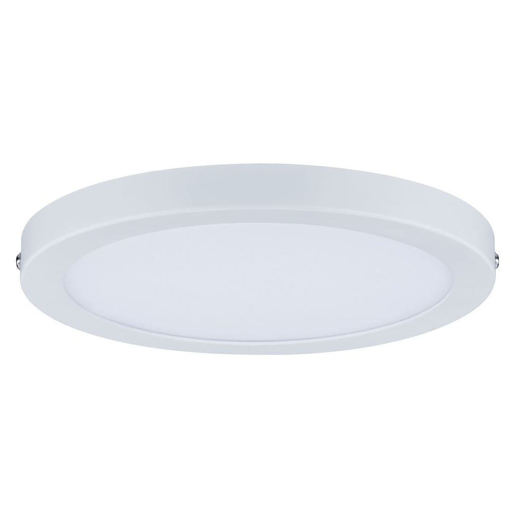 LED-taklampe Atria rund dimbar Ø22 cm hvit matt detalj