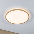 LED taklampe Atria Shine eik Ø42 cm forfra