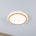 LED taklampe Atria Shine eik Ø29 cm Paulmann forfra