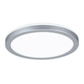 LED taklampe Atria Shine panel krom Ø19 cm 11W nøytralhvit forfra