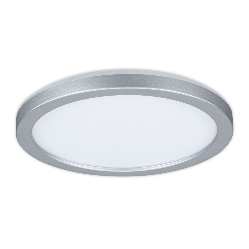 LED taklampe Atria Shine panel krom Ø19 cm 11W nøytralhvit bakside