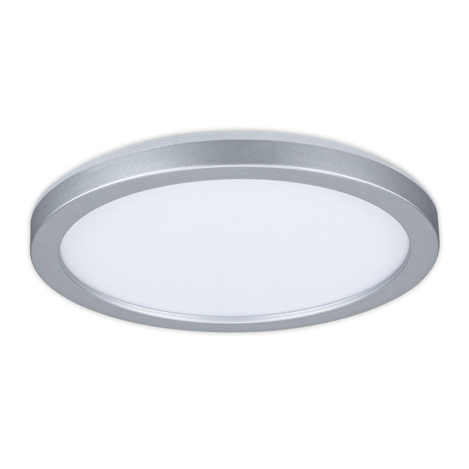 LED taklampe Atria Shine panel krom Ø19 cm 11W nøytralhvit bakside