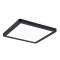 LED taklampe Atria Shine svart 19x19 cm forfra