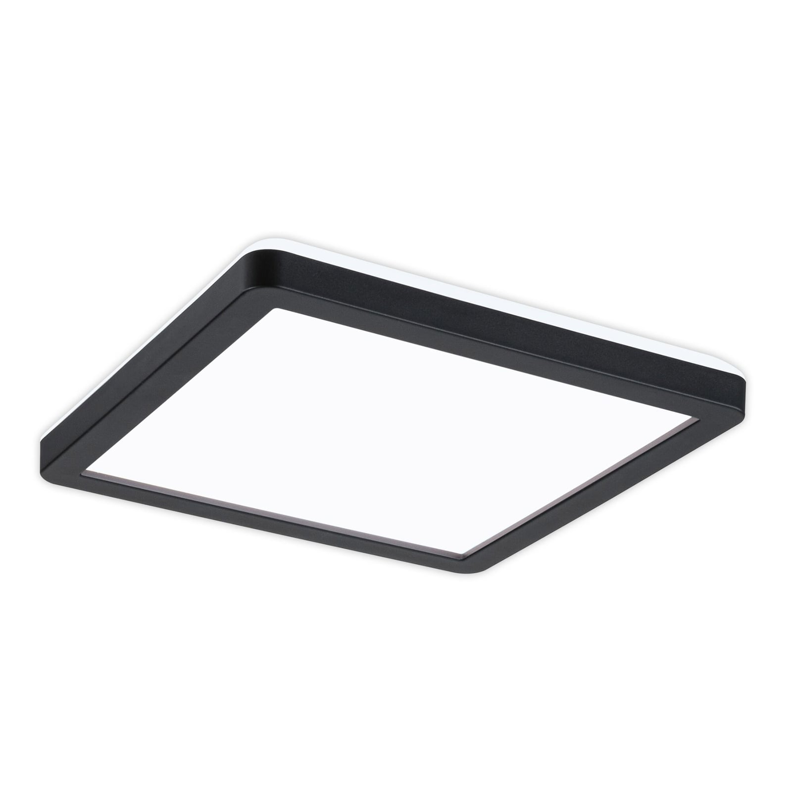 LED taklampe Atria Shine svart 19x19 cm forfra