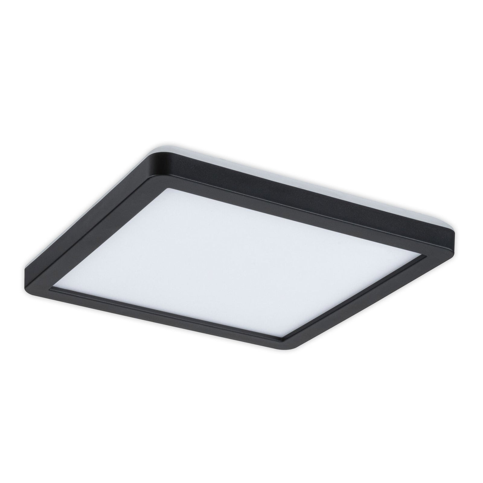 LED taklampe Atria Shine svart 19x19 cm bakside