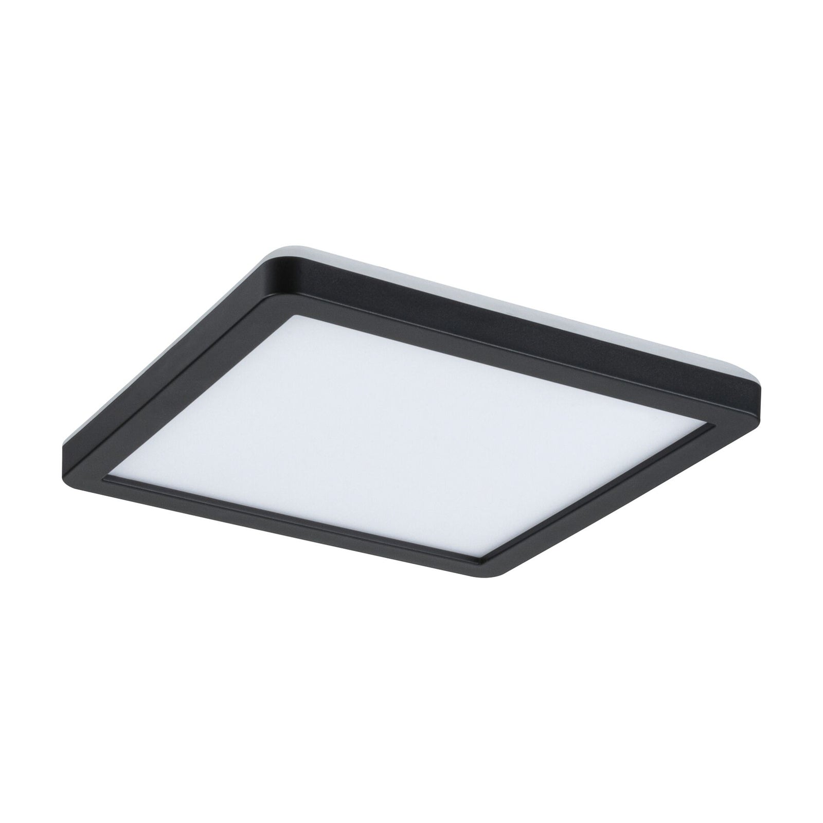 LED taklampe Atria Shine svart 19x19 cm varmhvit bakside