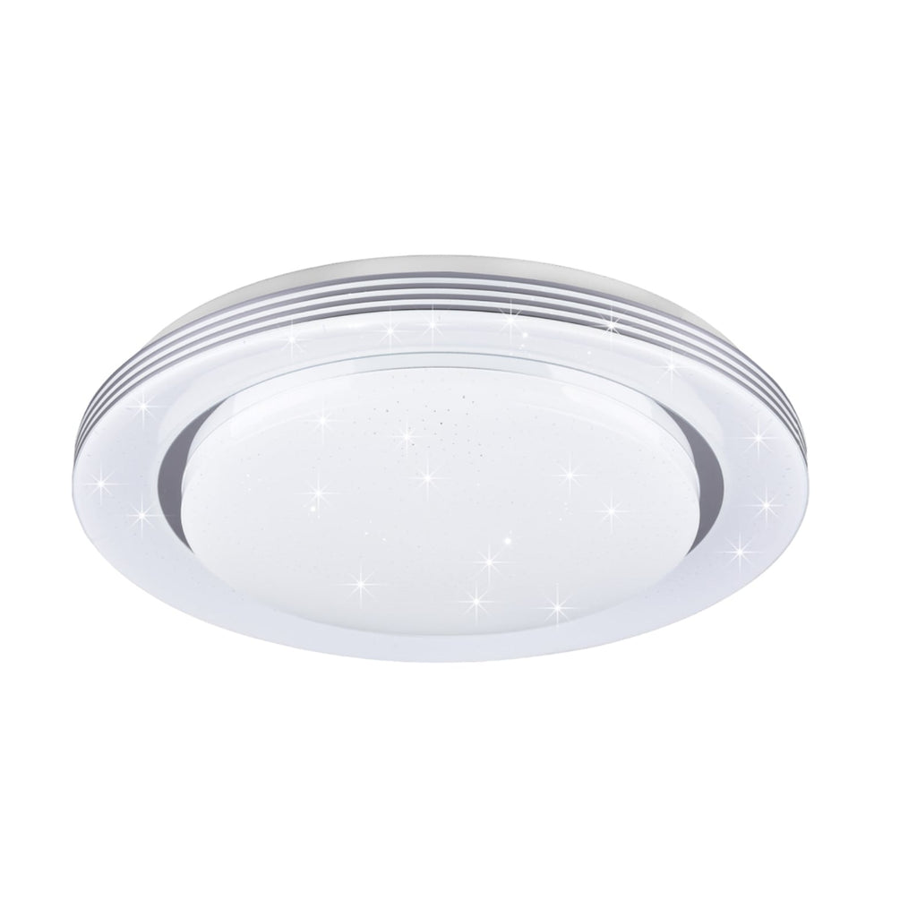 LED taklampe Atria stjernehimmel dimbar CCT Ø58 cm forfra