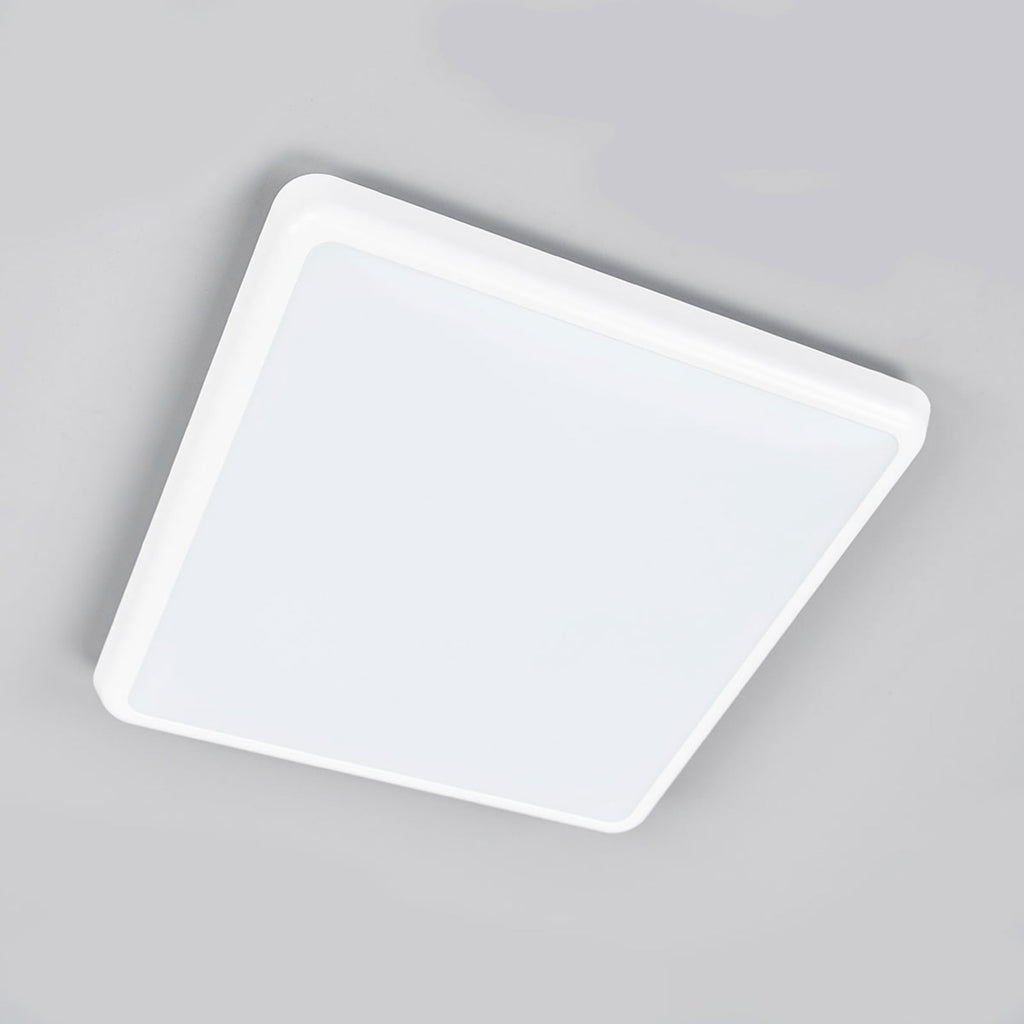 Nærbilde av LED taklampe Augustin hvit IP54 22W