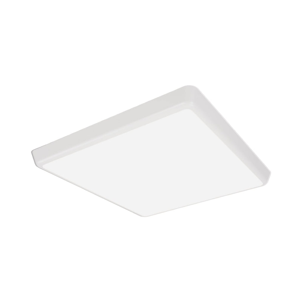 LED taklampe Augustin 40x40 cm hvit IP54 bakside