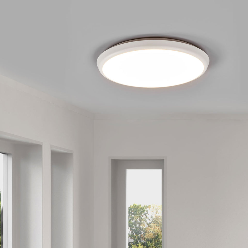 LED taklampe Augustin dimbar Ø30 cm montert i tak