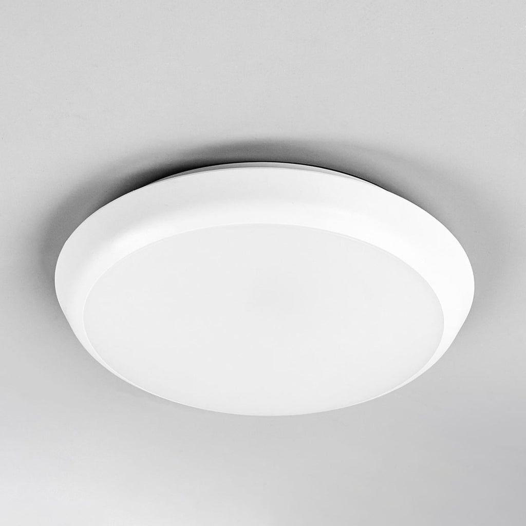 LED taklampe Augustin hvit Ø20 cm 4000K IP54 side