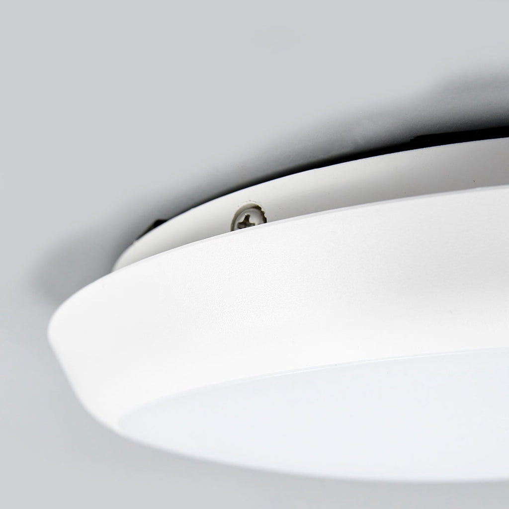 LED taklampe Augustin hvit Ø20 cm 4000K IP54 under
