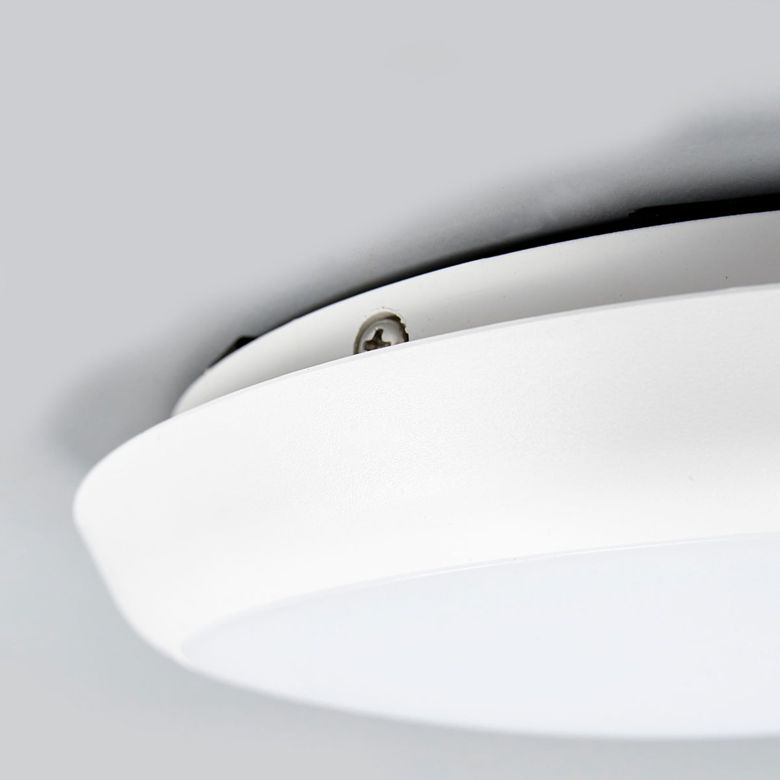 LED taklampe Augustin hvit Ø20 cm 4000K IP54 under