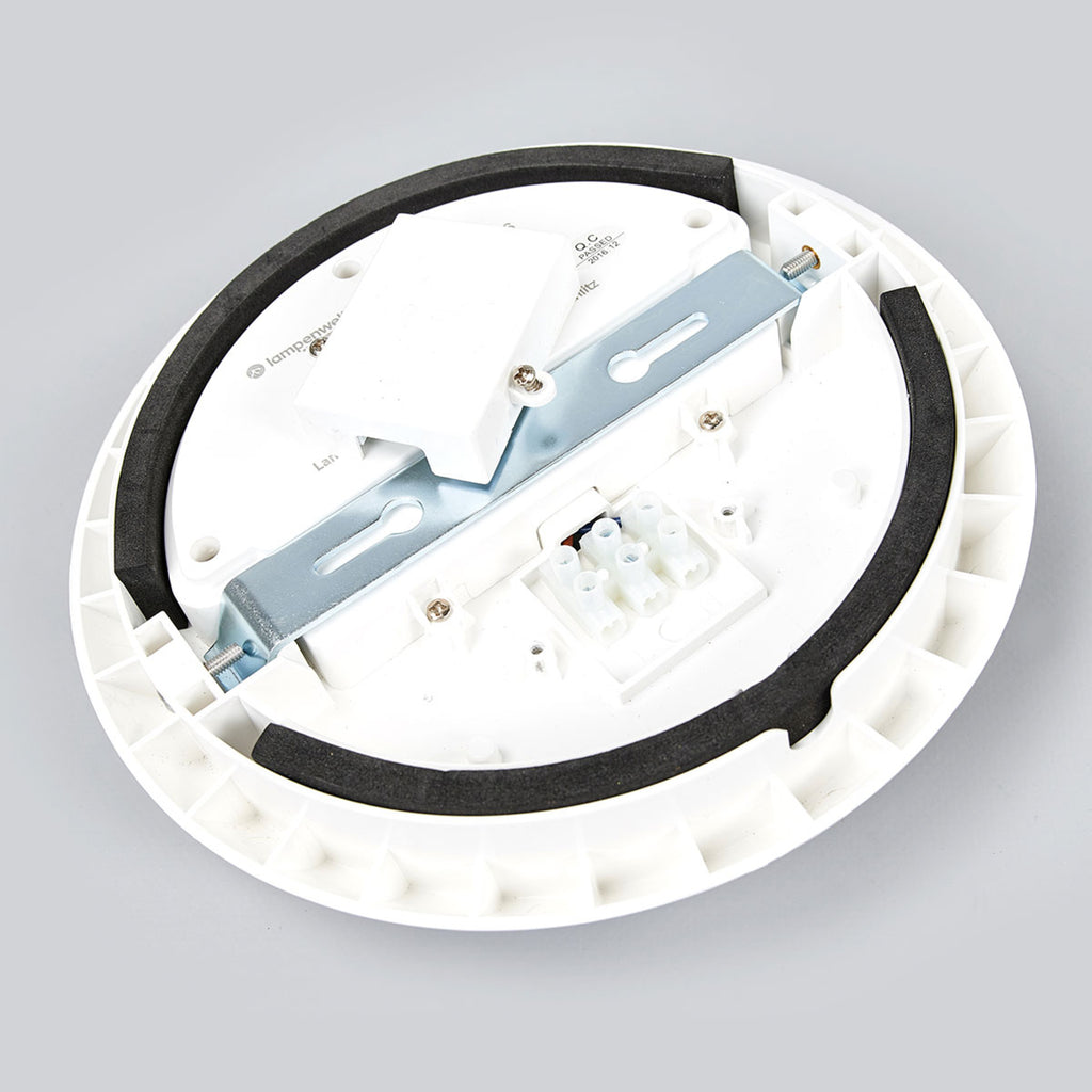 LED taklampe Augustin hvit Ø20 cm 4000K IP54 profil