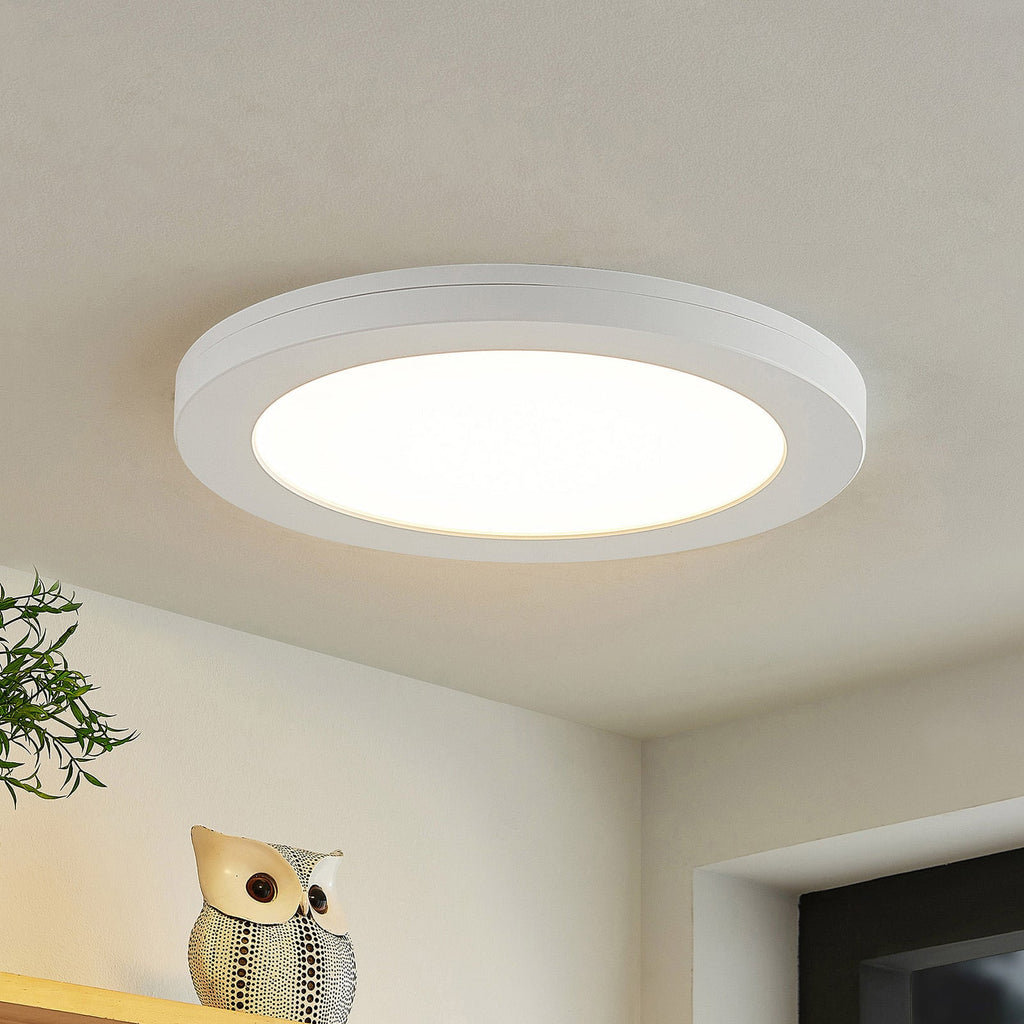 LED taklampe Aureka 2-pakning med sensor hvit bakside