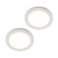 LED taklampe Aureka 2-pakning med sensor hvit forfra