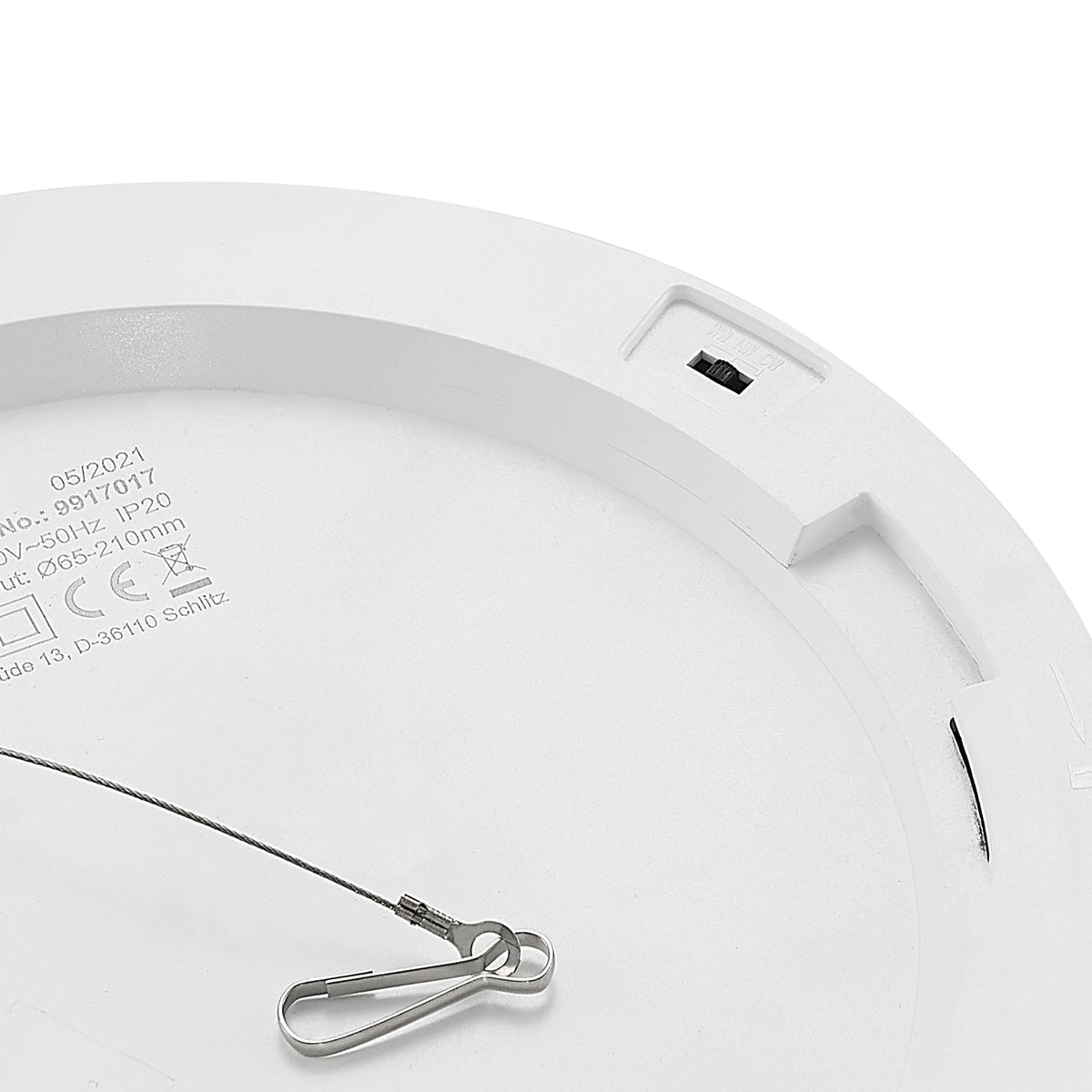 LED taklampe Aureka 2-pakning med sensor hvit med fokus på sensor