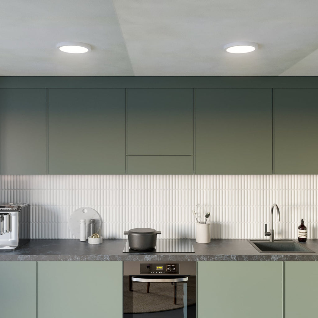 LED taklampe Aureka med bevegelsessensor CCT bakside