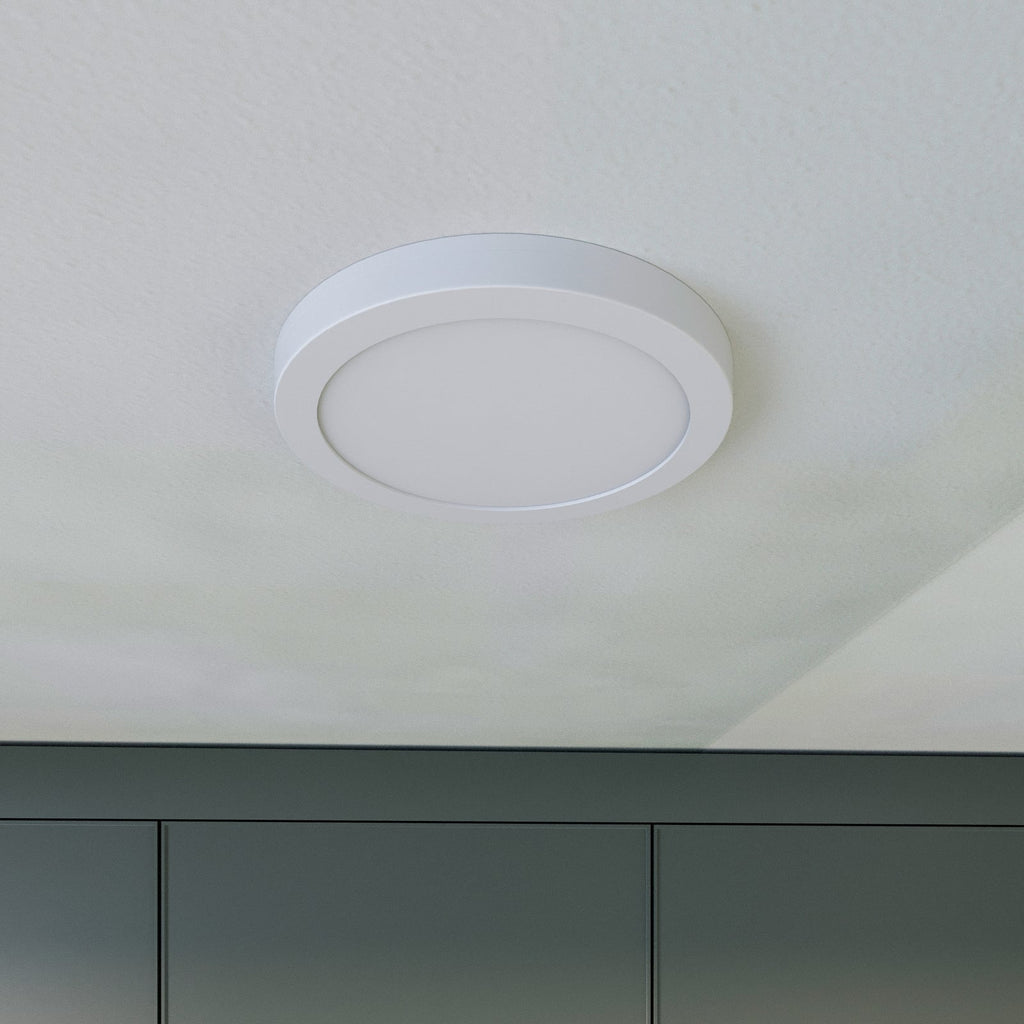 LED taklampe Aureka med bevegelsessensor CCT detalj av materialer